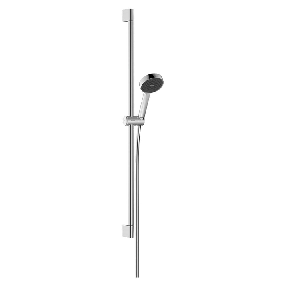 Hansgrohe Activera S Chrome Shower Set 95 1 Jet Ecosmart With Shower Bar 90cm 28042000