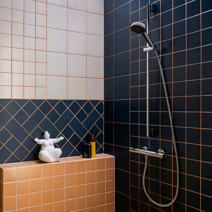 Hansgrohe Activera Select S Chrome Shower Set 95 2 Jet Ecosmart With Shower Bar 90cm 28046000