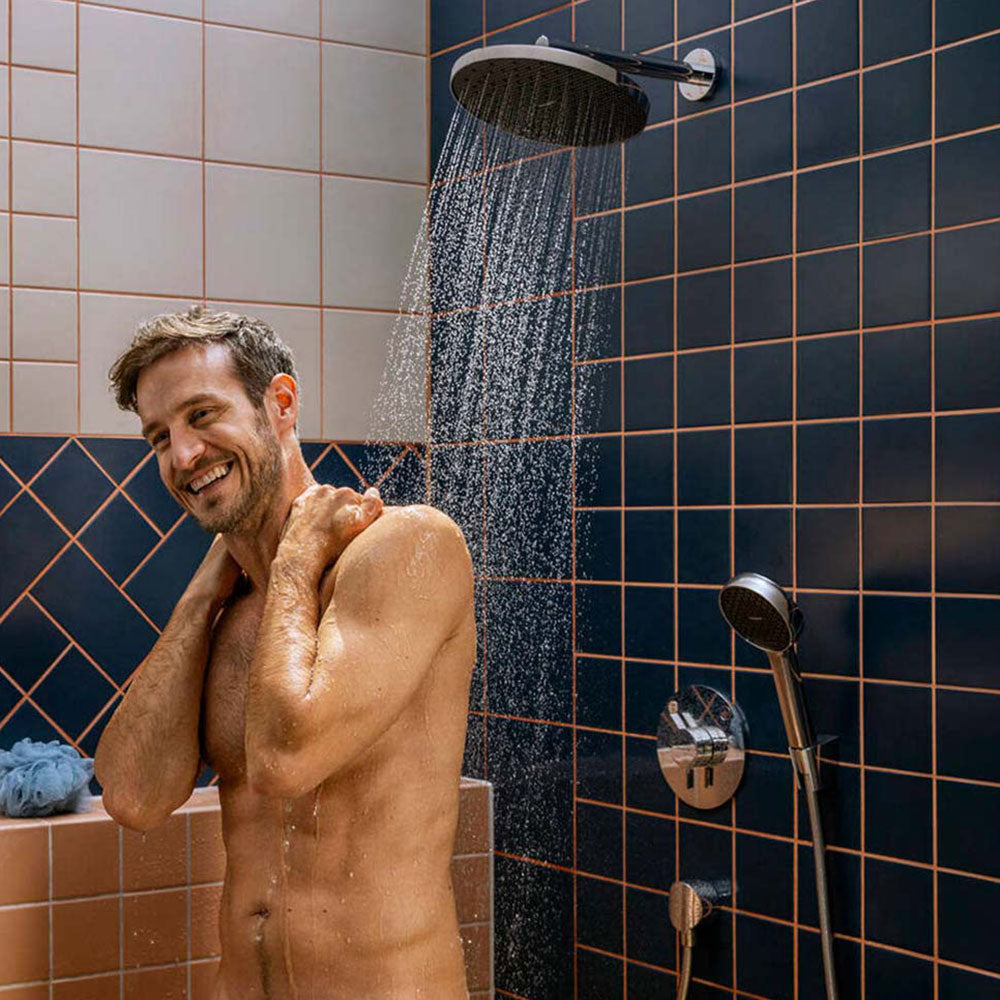 Hansgrohe Activera Select S Chrome Shower Holder Set 95 2 Jet Ecosmart With Shower Hose 160cm 28054000