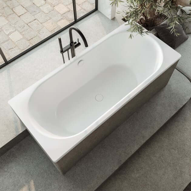 Kaldewei Classic Duo 1900 x 900mm White 0 Tap Hole Bath