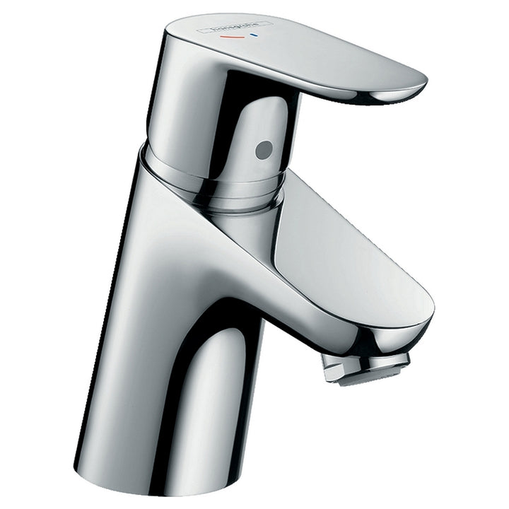 Hansgrohe Focus Chrome Single Lever Basin Mixer Tap 70 Coolstart With Pop-up Waste Set 31539000