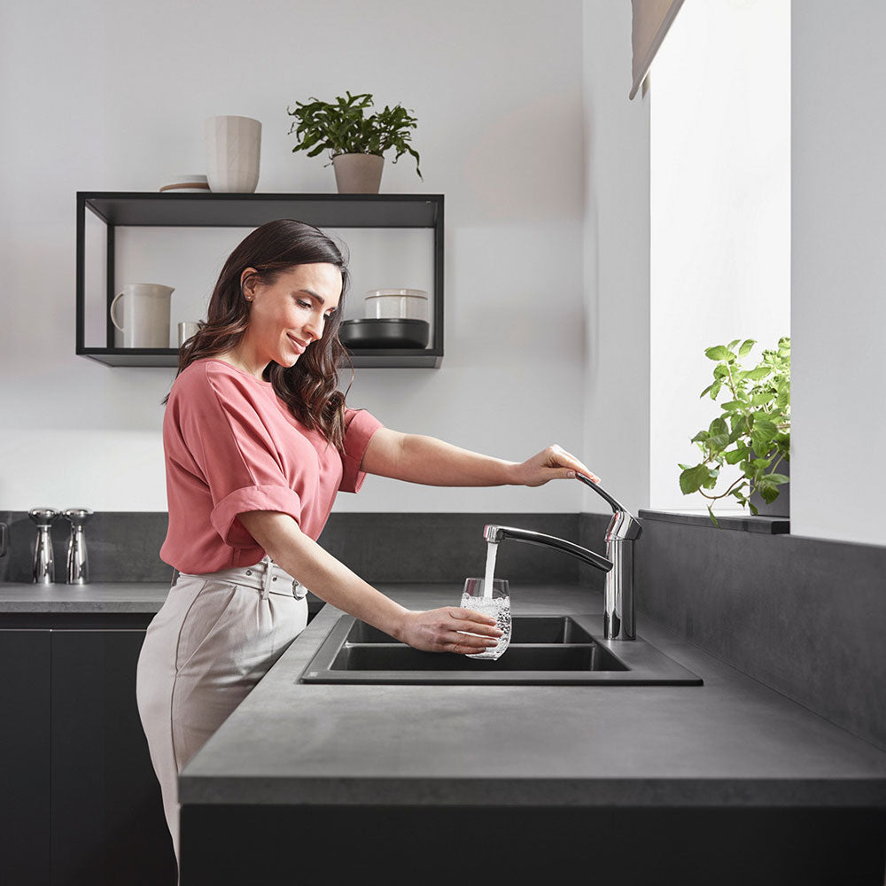 Hansgrohe Focus M41 Chrome 160 CoolStart Single Lever Kitchen Sink Mixer Tap
