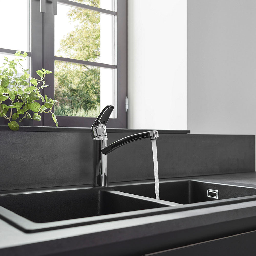 Hansgrohe Focus M41 Chrome 160 CoolStart Single Lever Kitchen Sink Mixer Tap