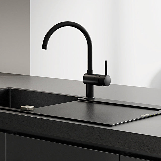 Black Grohe Kitchen Taps
