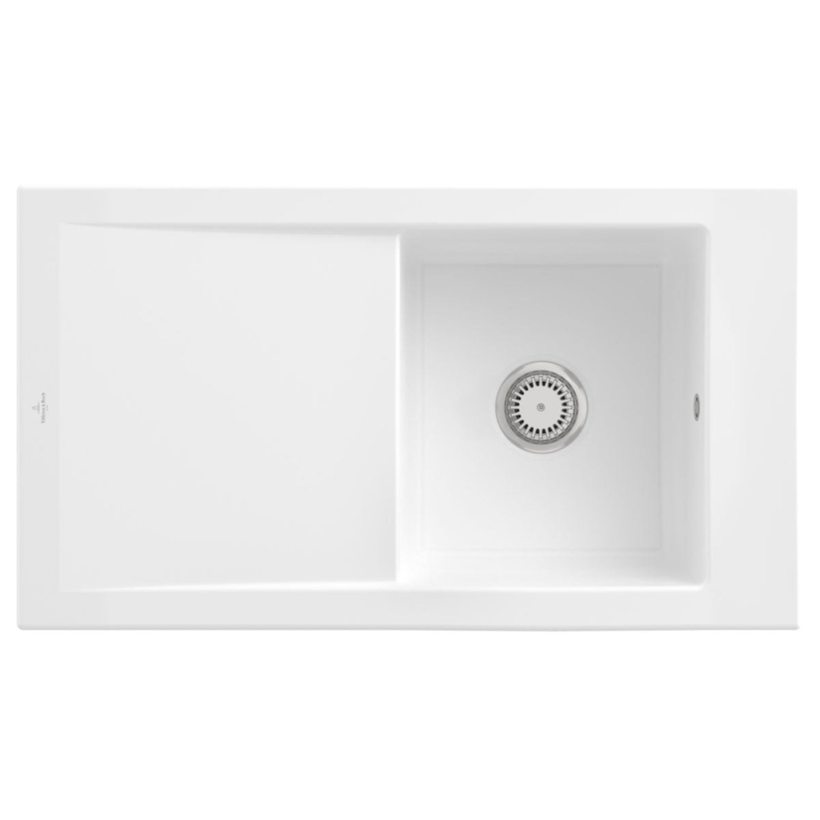 Villeroy & Boch Timeline 50 1.0 Bowl Ceramic Kitchen Sink - NO WASTE