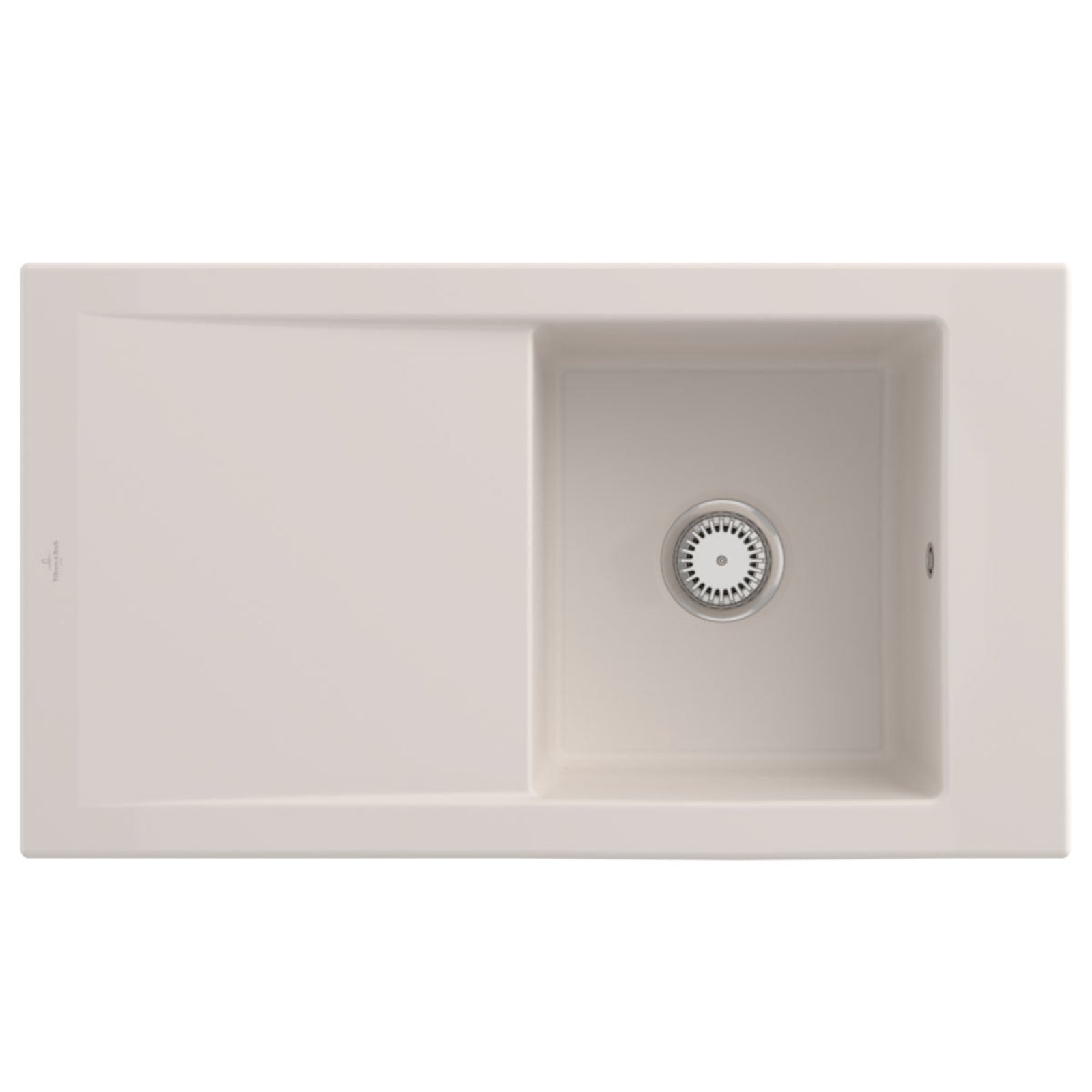 Villeroy & Boch Timeline 50 1.0 Bowl Ceramic Kitchen Sink - NO WASTE