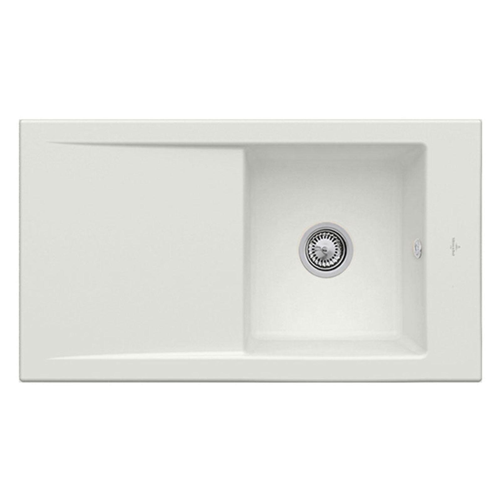 Villeroy & Boch Timeline 50 1.0 Bowl Ceramic Kitchen Sink - NO WASTE