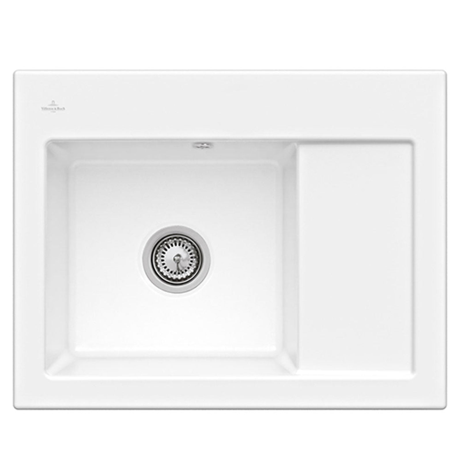 Villeroy & Boch Subway 45 1.0 Bowl Ceramic Kitchen Sink RHD - NO WASTE