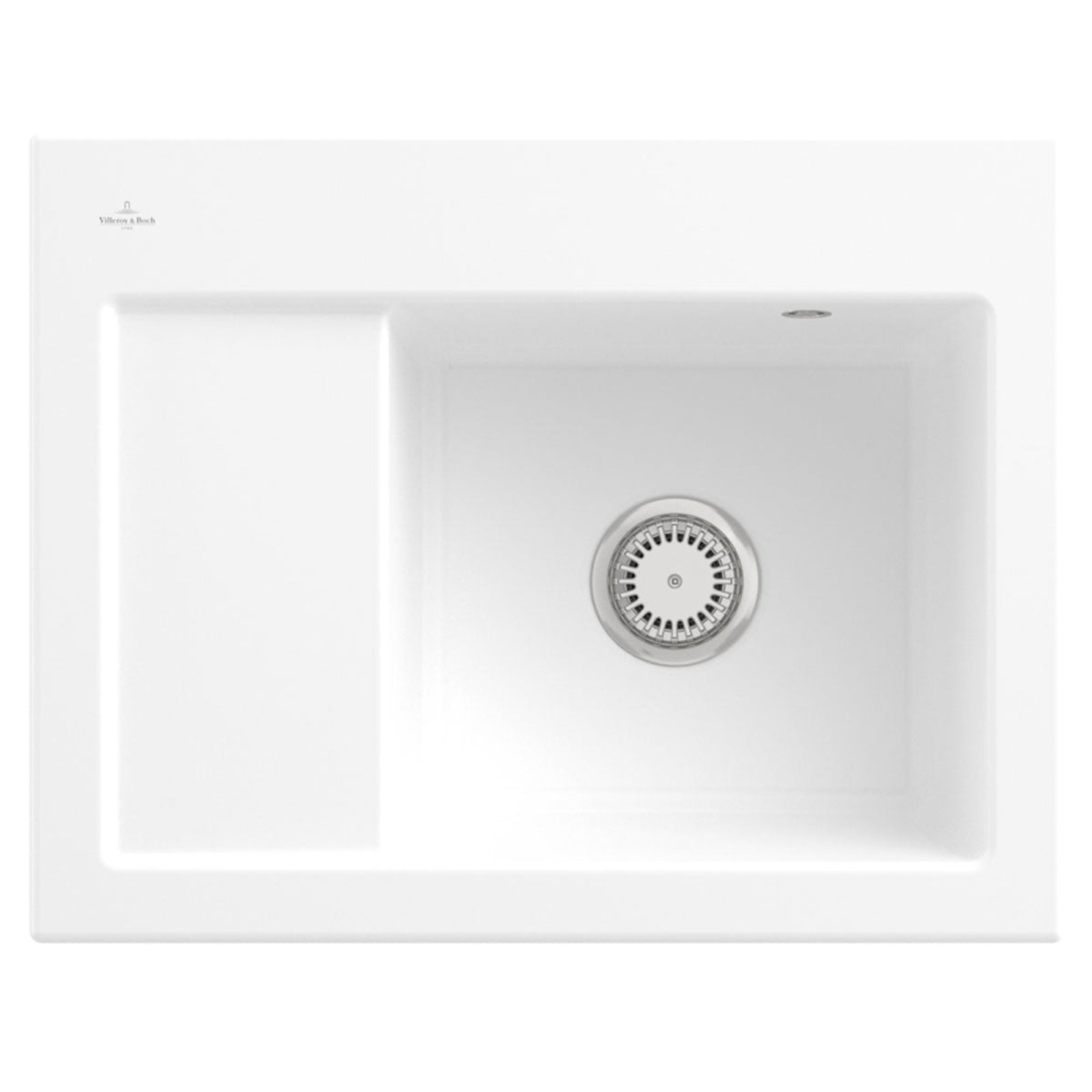Villeroy & Boch Subway 45 1.0 Bowl Ceramic Kitchen Sink LHD - NO WASTE
