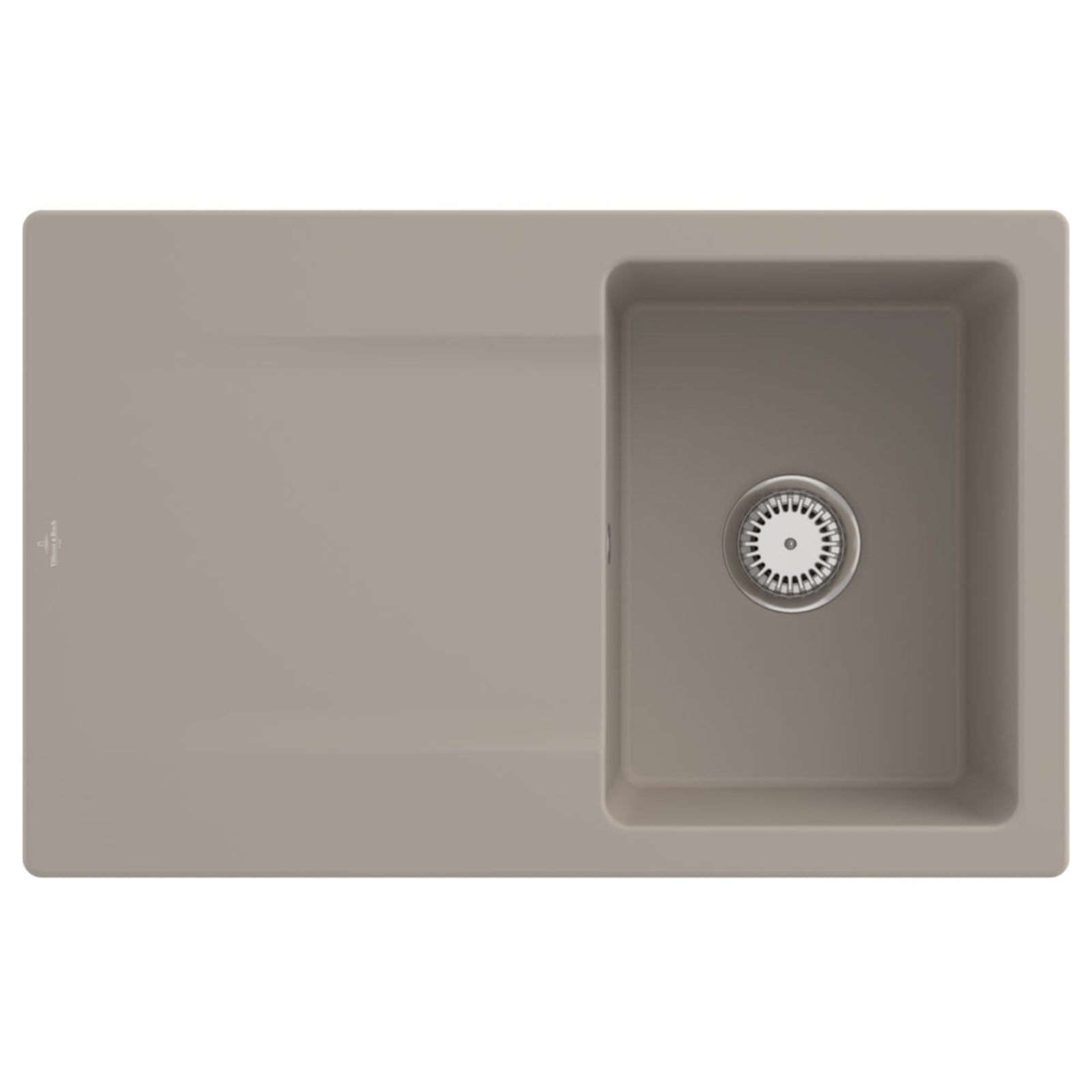 Villeroy & Boch Siluet 45 1.0 Bowl Ceramic Kitchen Sink - NO WASTE