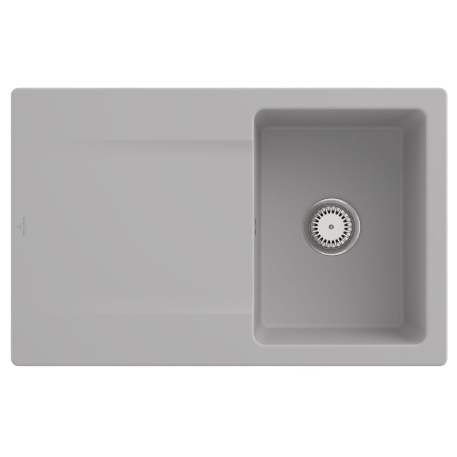 Villeroy & Boch Siluet 45 1.0 Bowl Ceramic Kitchen Sink - NO WASTE