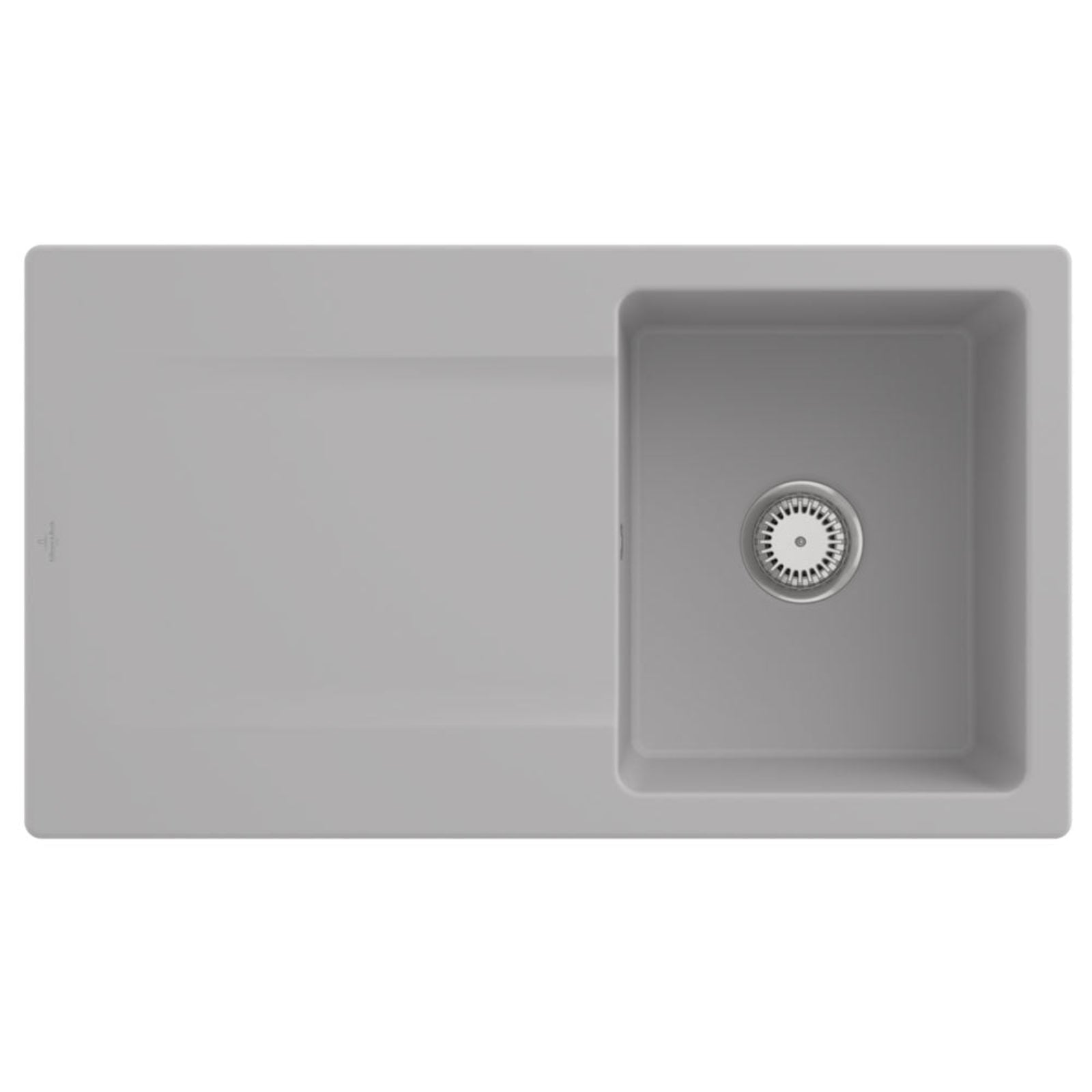 Villeroy & Boch Siluet 50 1.0 Bowl Ceramic Kitchen Sink - NO WASTE