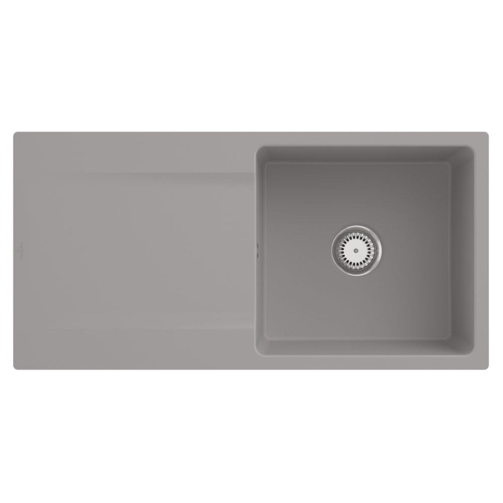 Villeroy & Boch Siluet 60 1.0 Bowl Ceramic Kitchen Sink - NO WASTE