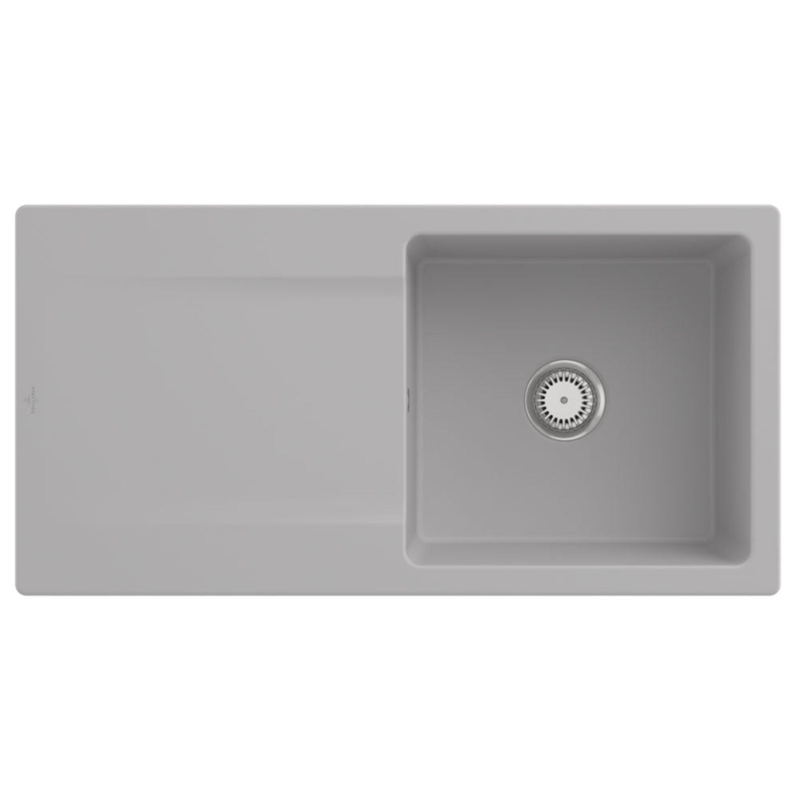 Villeroy & Boch Siluet 60 1.0 Bowl Ceramic Kitchen Sink - NO WASTE