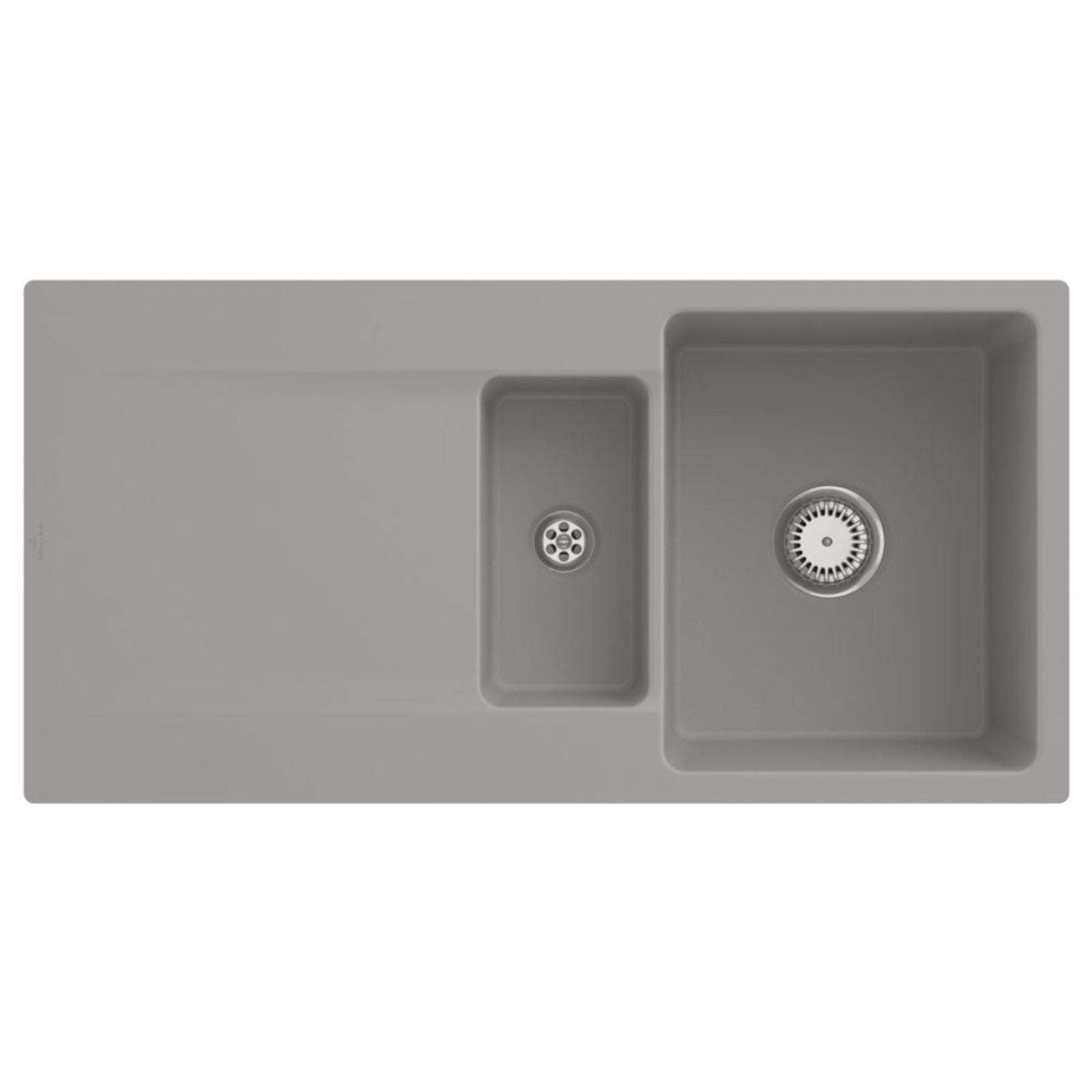 Villeroy & Boch Siluet 60R 1.5 Bowl Ceramic Kitchen Sink - NO WASTE