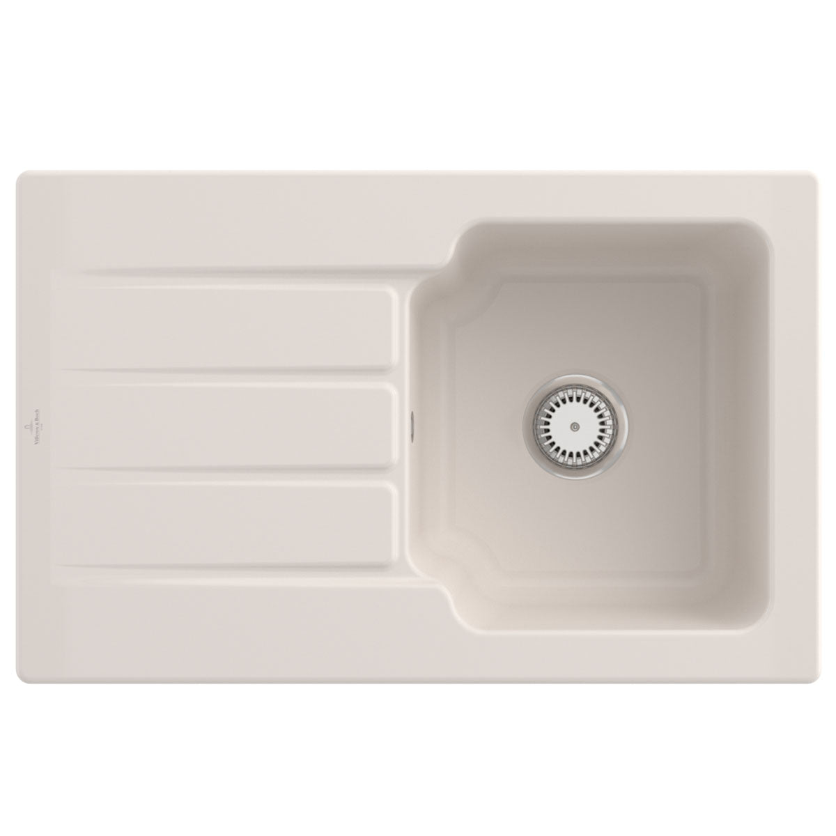 Villeroy & Boch Architectura 45 1.0 Bowl Ceramic Kitchen Sink - NO WASTE