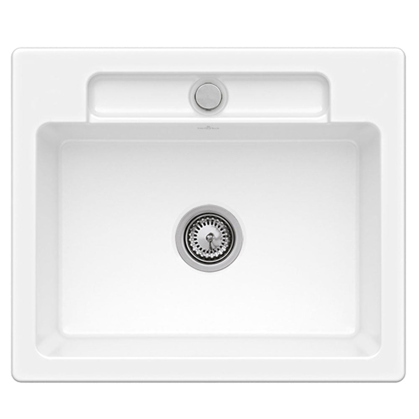 Villeroy & Boch Siluet 60 S 1.0 Bowl Ceramic Kitchen Sink - NO WASTE