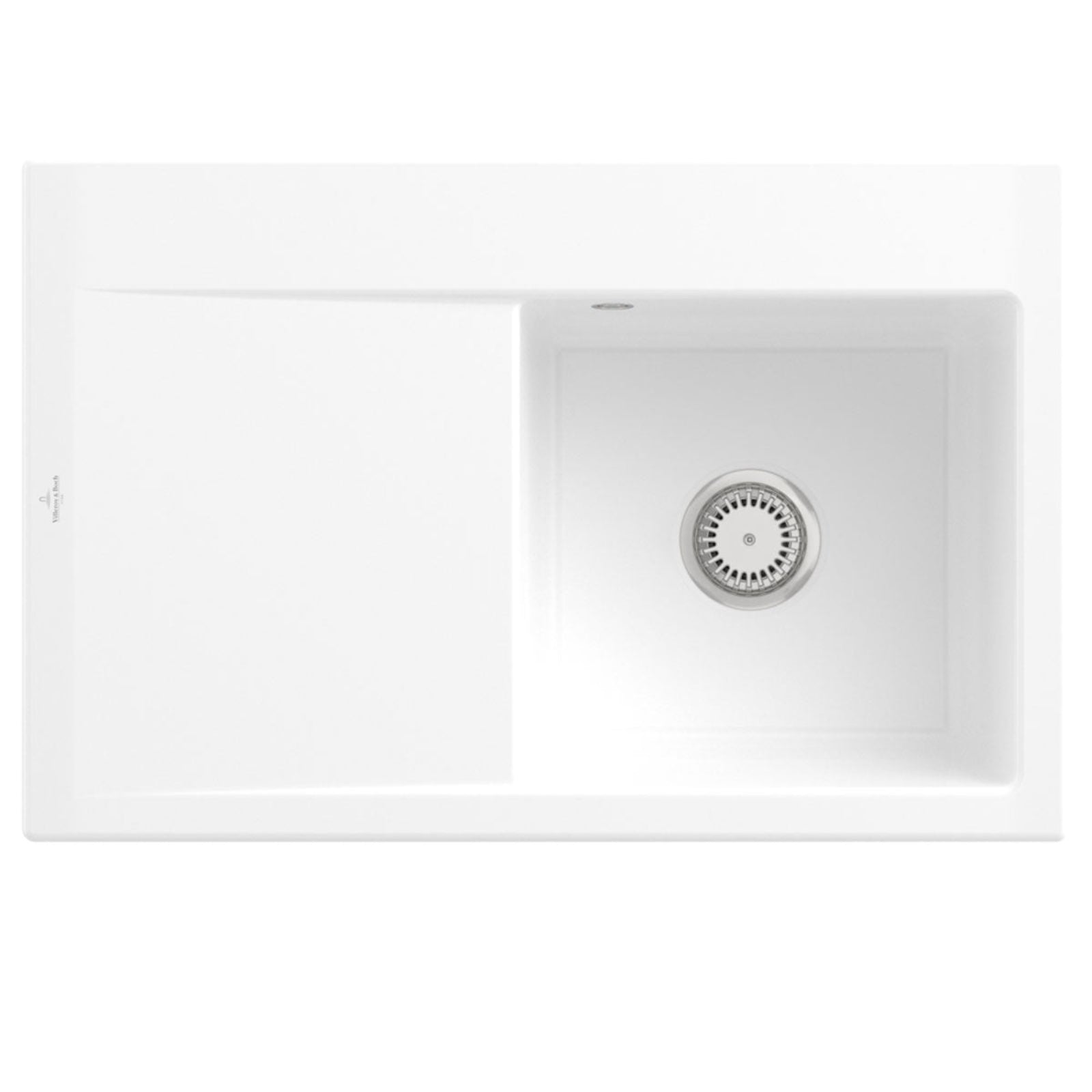 Villeroy & Boch Subway Style 45 1.0 Bowl Ceramic Kitchen Sink LHD - No Waste