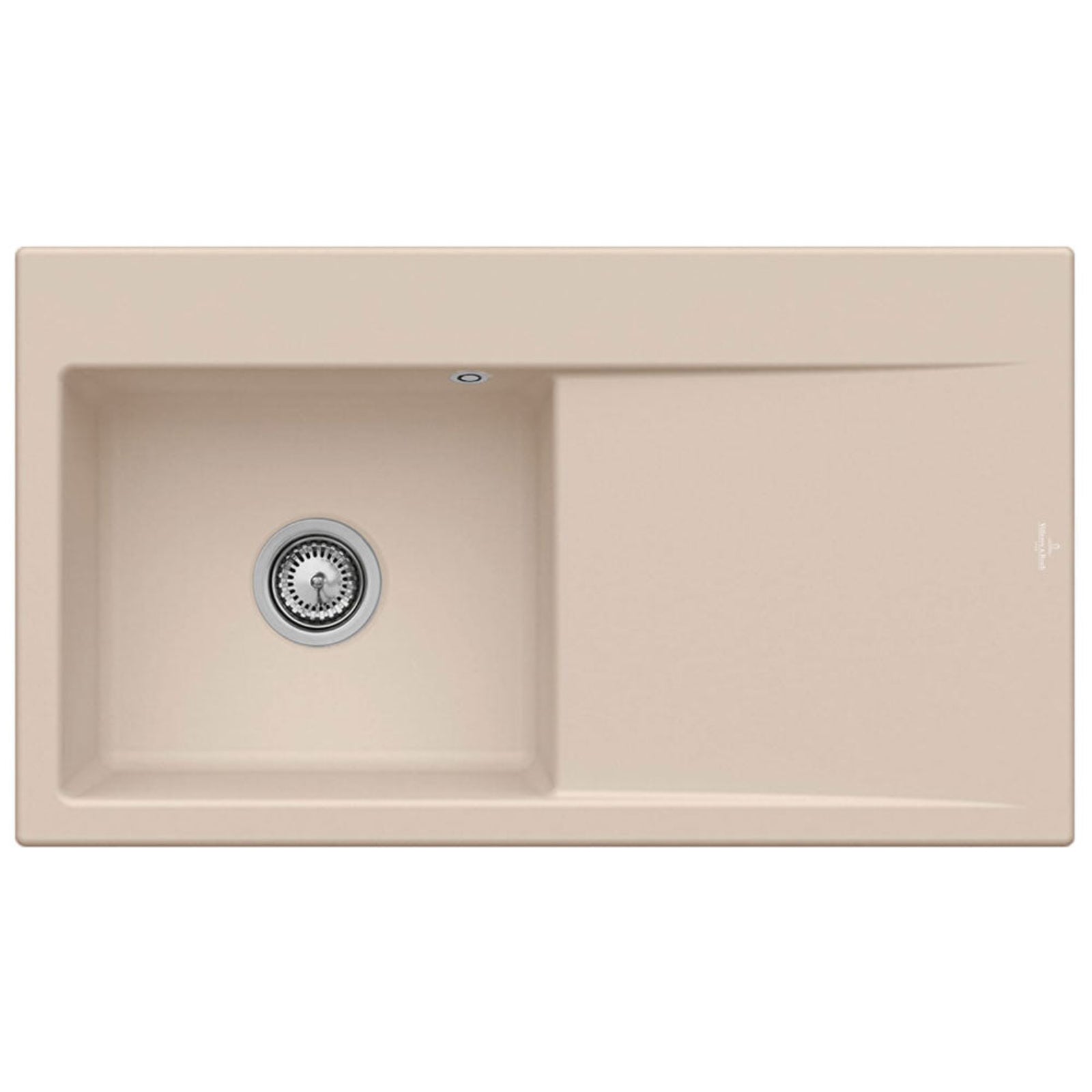 Villeroy & Boch Subway Style 50 1.0 Bowl White Ceramic Kitchen Sink - NO WASTE