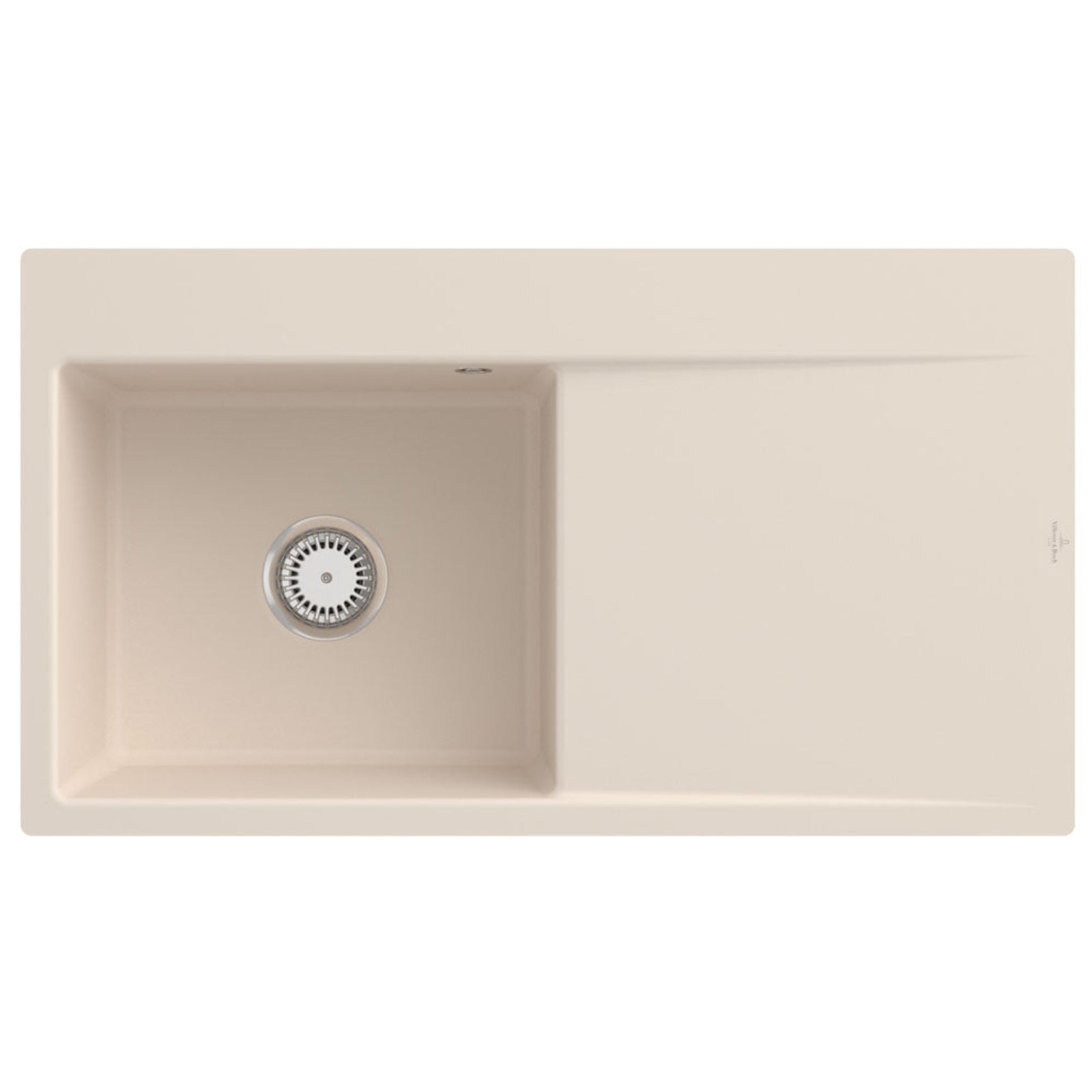 Villeroy & Boch Subway Style 50 1.0 Bowl White Ceramic Kitchen Sink - NO WASTE