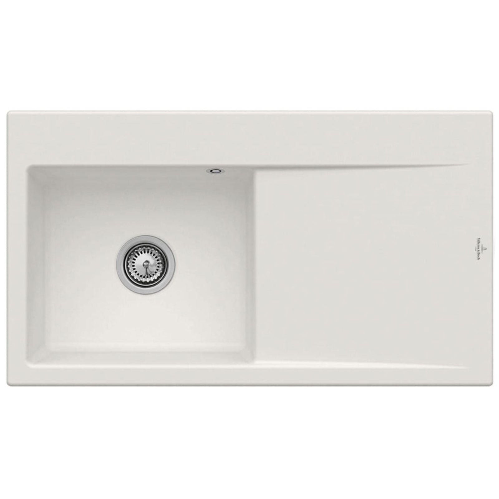 Villeroy & Boch Subway Style 50 1.0 Bowl White Ceramic Kitchen Sink - NO WASTE