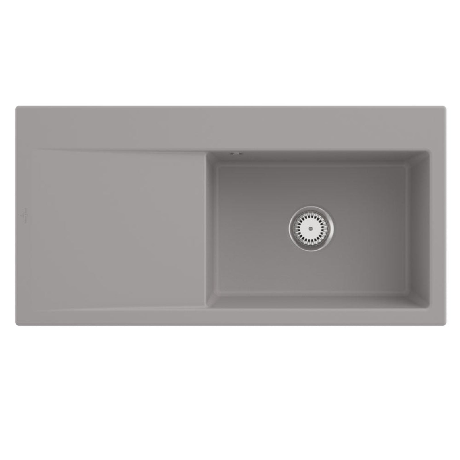 Villeroy & Boch Subway 60 Style 1 Bowl Ceramic Kitchen Sink LHD - NO WASTE