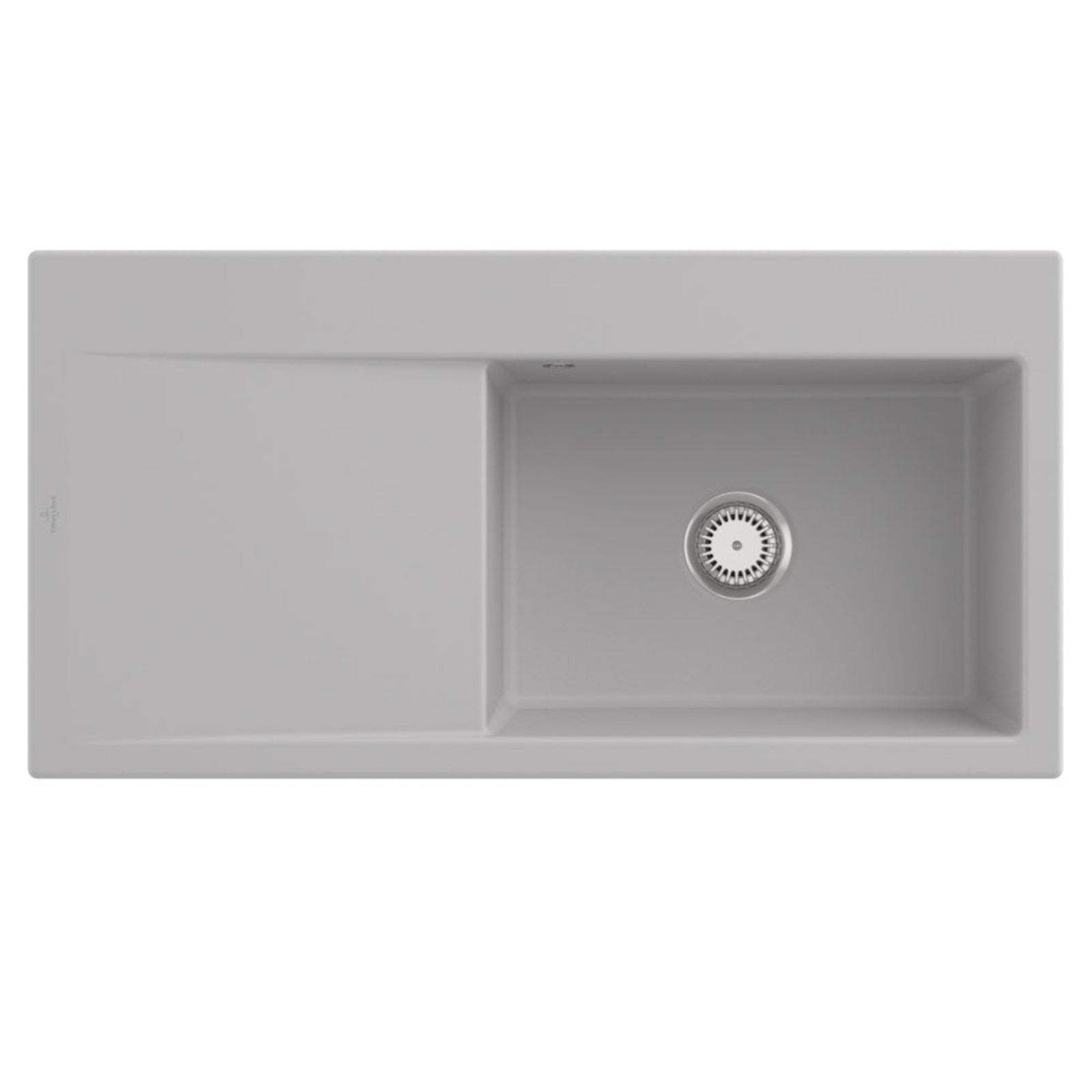 Villeroy & Boch Subway 60 Style 1 Bowl Ceramic Kitchen Sink LHD - NO WASTE