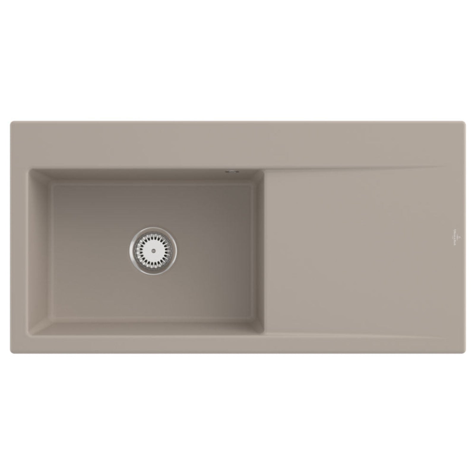 Villeroy & Boch Subway 60 Style 1 Bowl Ceramic Kitchen Sink RHD - NO WASTE