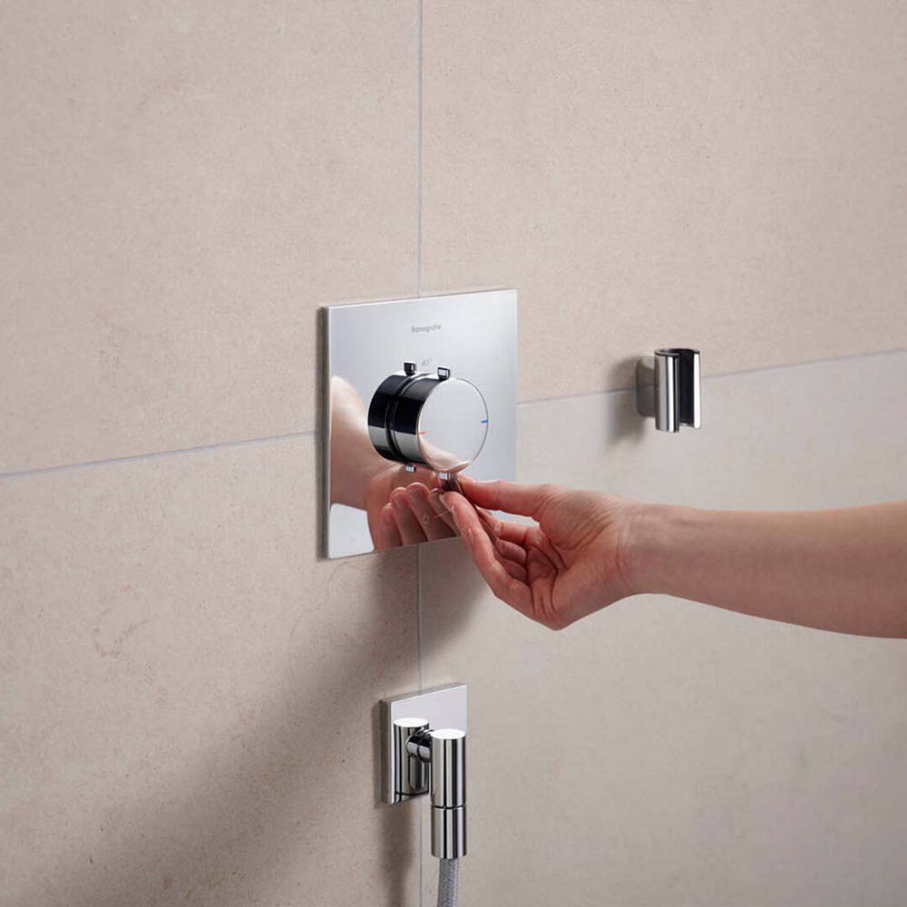 Hansgrohe Ecostat Comfort E Chrome Thermostat For Concealed Installation For 1 Function 33710000