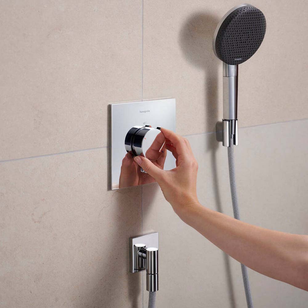 Hansgrohe Ecostat Comfort E Chrome Thermostat For Concealed Installation For 1 Function 33710000