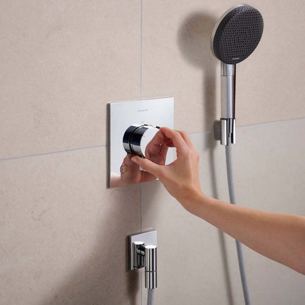 Hansgrohe Ecostat Comfort E Thermostat For Concealed Installation For 2 Functions