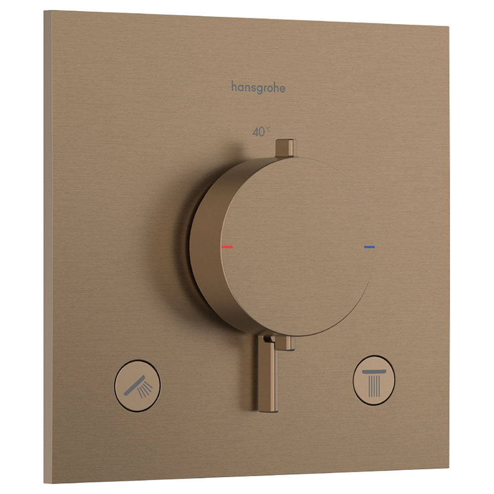Hansgrohe Ecostat Comfort E Thermostat For Concealed Installation For 2 Functions