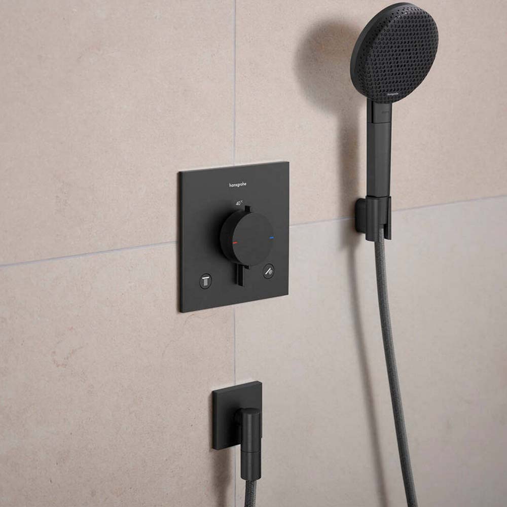 Hansgrohe Ecostat Comfort E Thermostat For Concealed Installation For 2 Functions