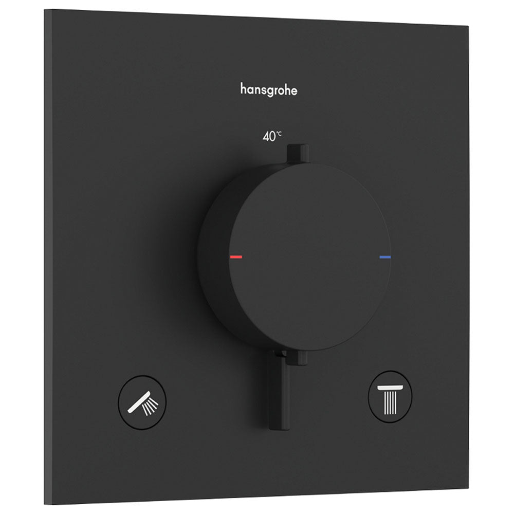 Hansgrohe Ecostat Comfort E Thermostat For Concealed Installation For 2 Functions
