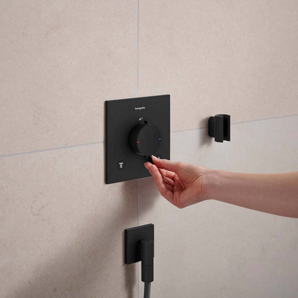 Hansgrohe Ecostat Comfort E Thermostat For Concealed Installation For 2 Functions