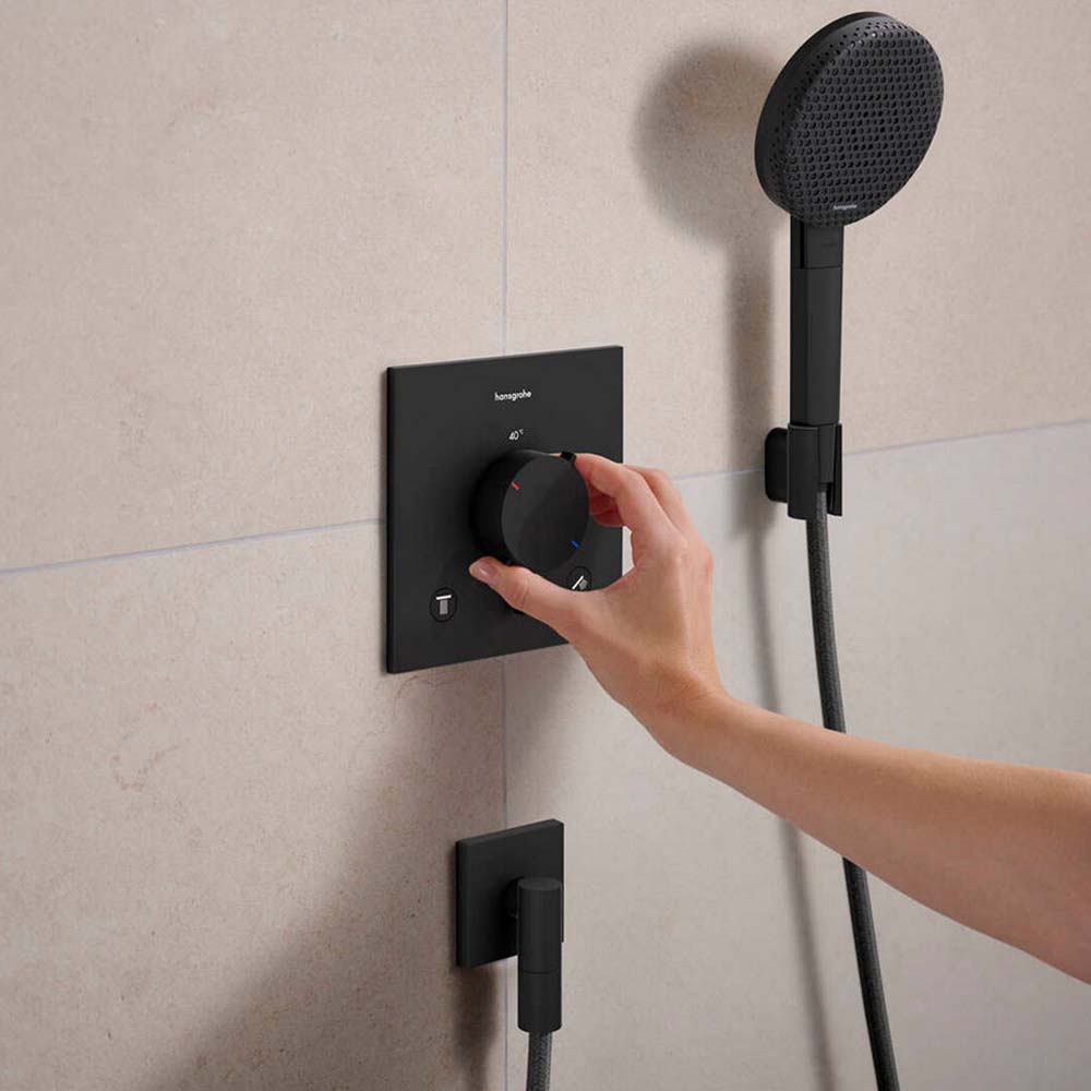 Hansgrohe Ecostat Comfort E Thermostat For Concealed Installation For 2 Functions