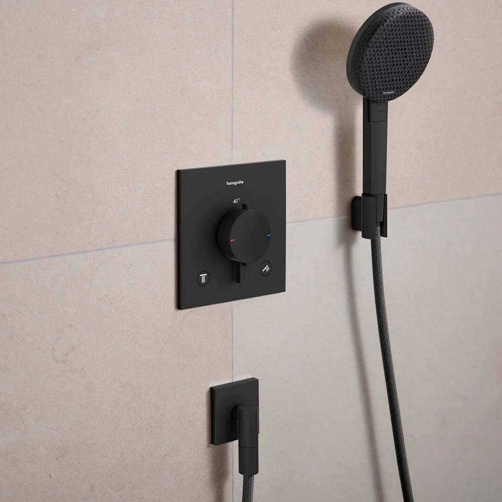 Hansgrohe Ecostat Comfort E Thermostat For Concealed Installation For 2 Functions
