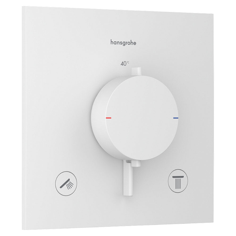 Hansgrohe Ecostat Comfort E Thermostat For Concealed Installation For 2 Functions