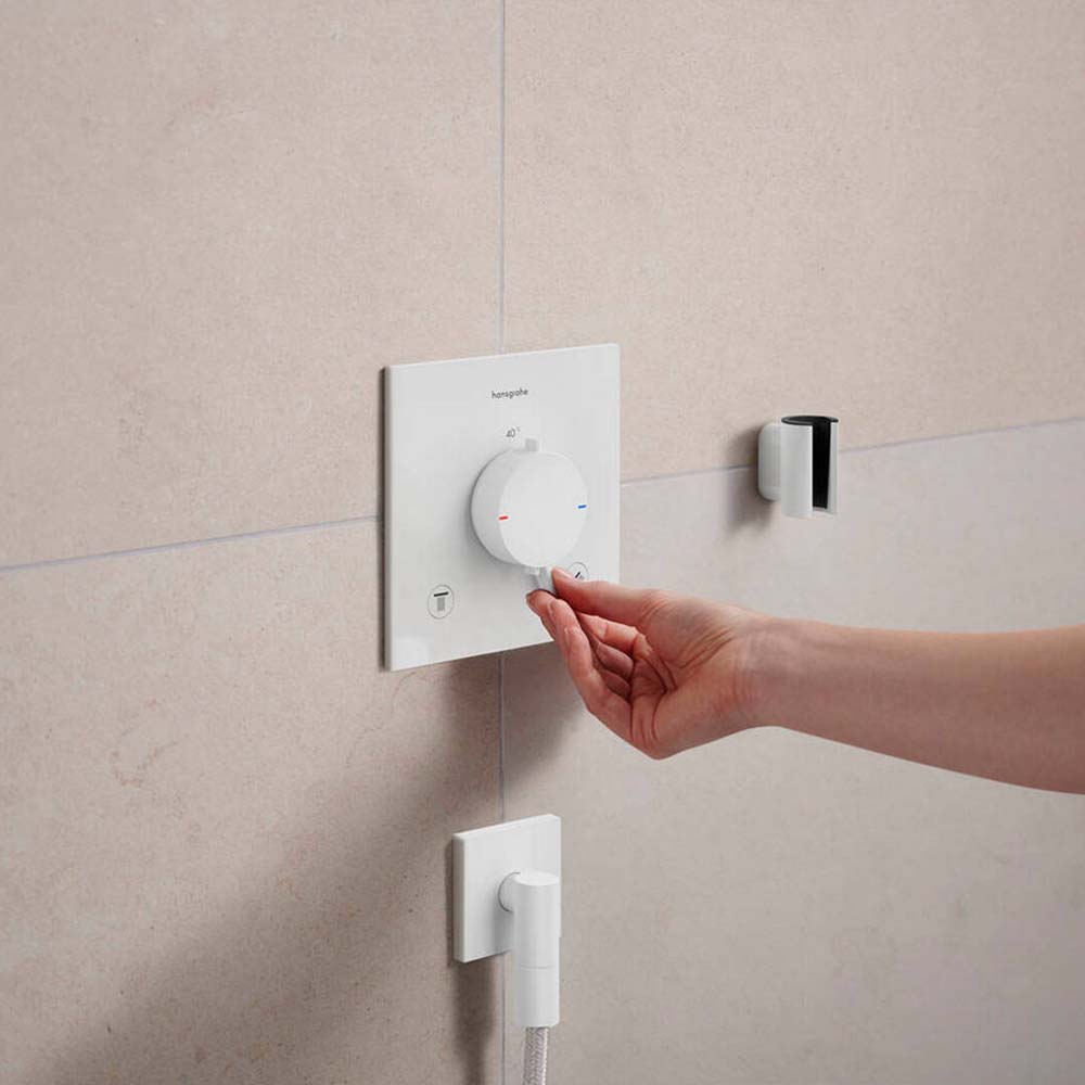 Hansgrohe Ecostat Comfort E Thermostat For Concealed Installation For 2 Functions