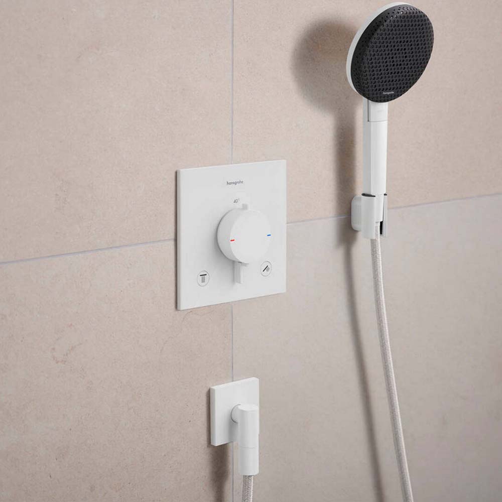 Hansgrohe Ecostat Comfort E Thermostat For Concealed Installation For 2 Functions