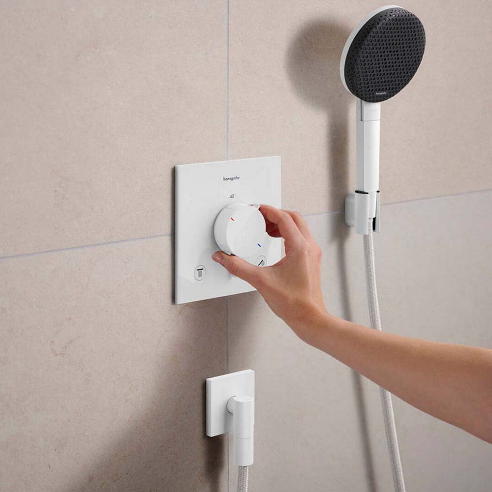 Hansgrohe Ecostat Comfort E Thermostat For Concealed Installation For 2 Functions