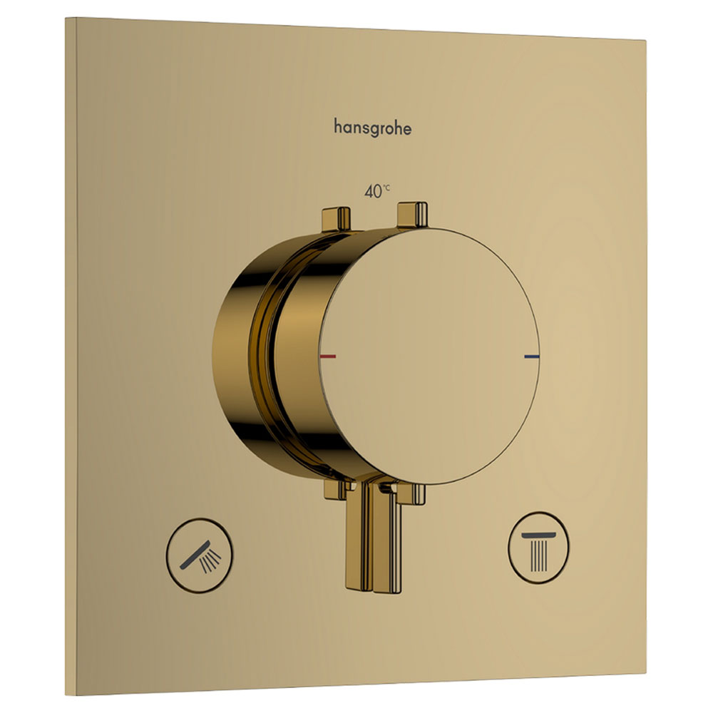 Hansgrohe Ecostat Comfort E Thermostat For Concealed Installation For 2 Functions