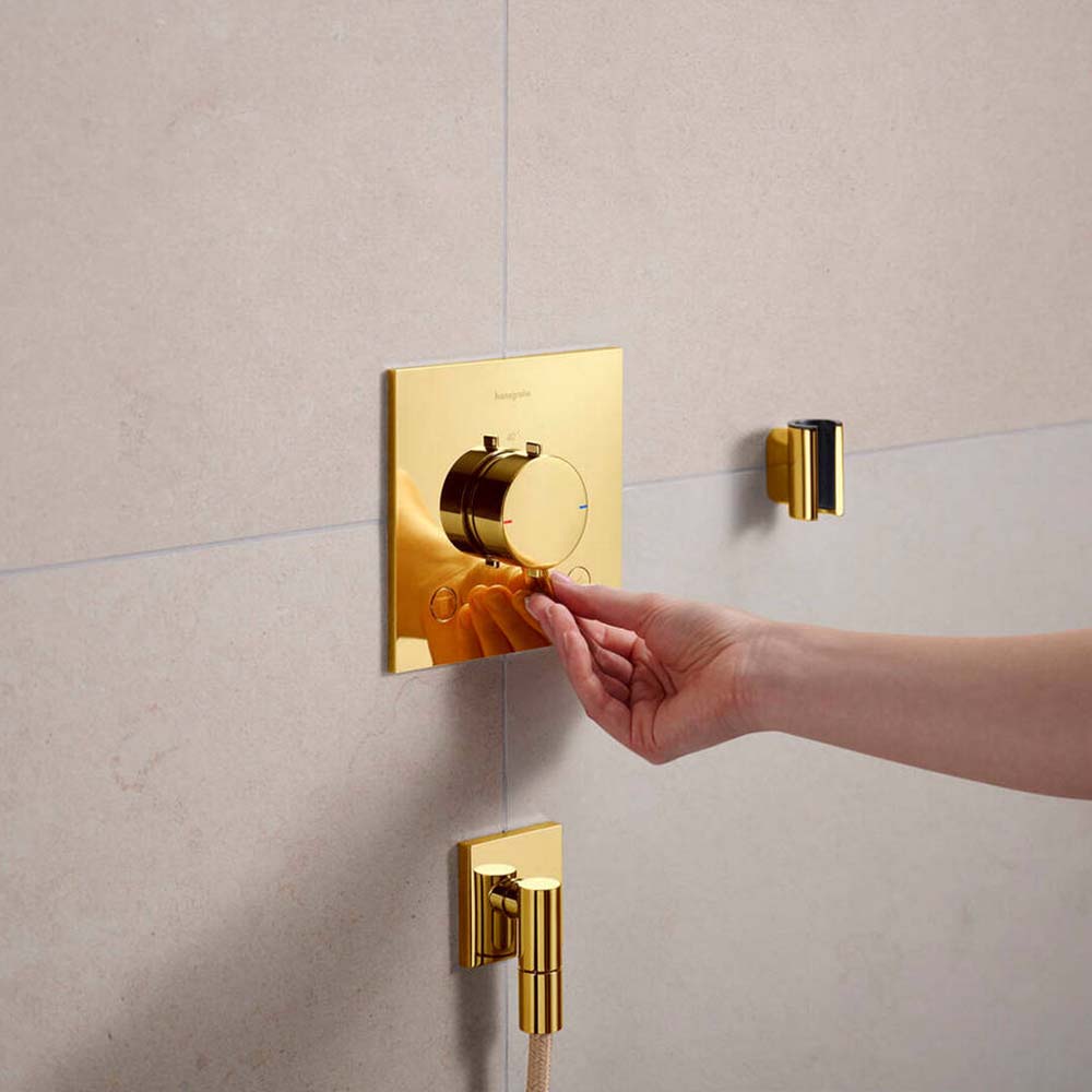 Hansgrohe Ecostat Comfort E Thermostat For Concealed Installation For 2 Functions