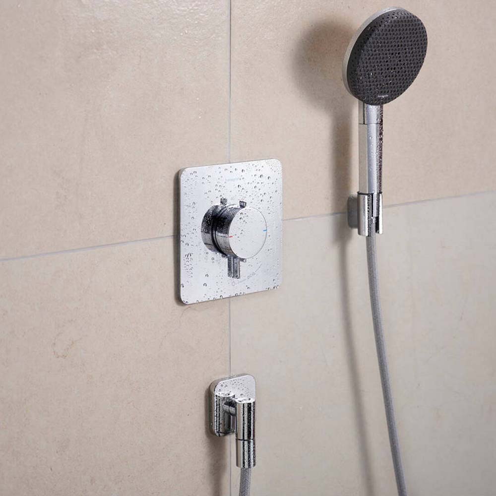 Hansgrohe Ecostat Comfort Q Chrome Thermostat For Concealed Installation For 1 Function 33712000