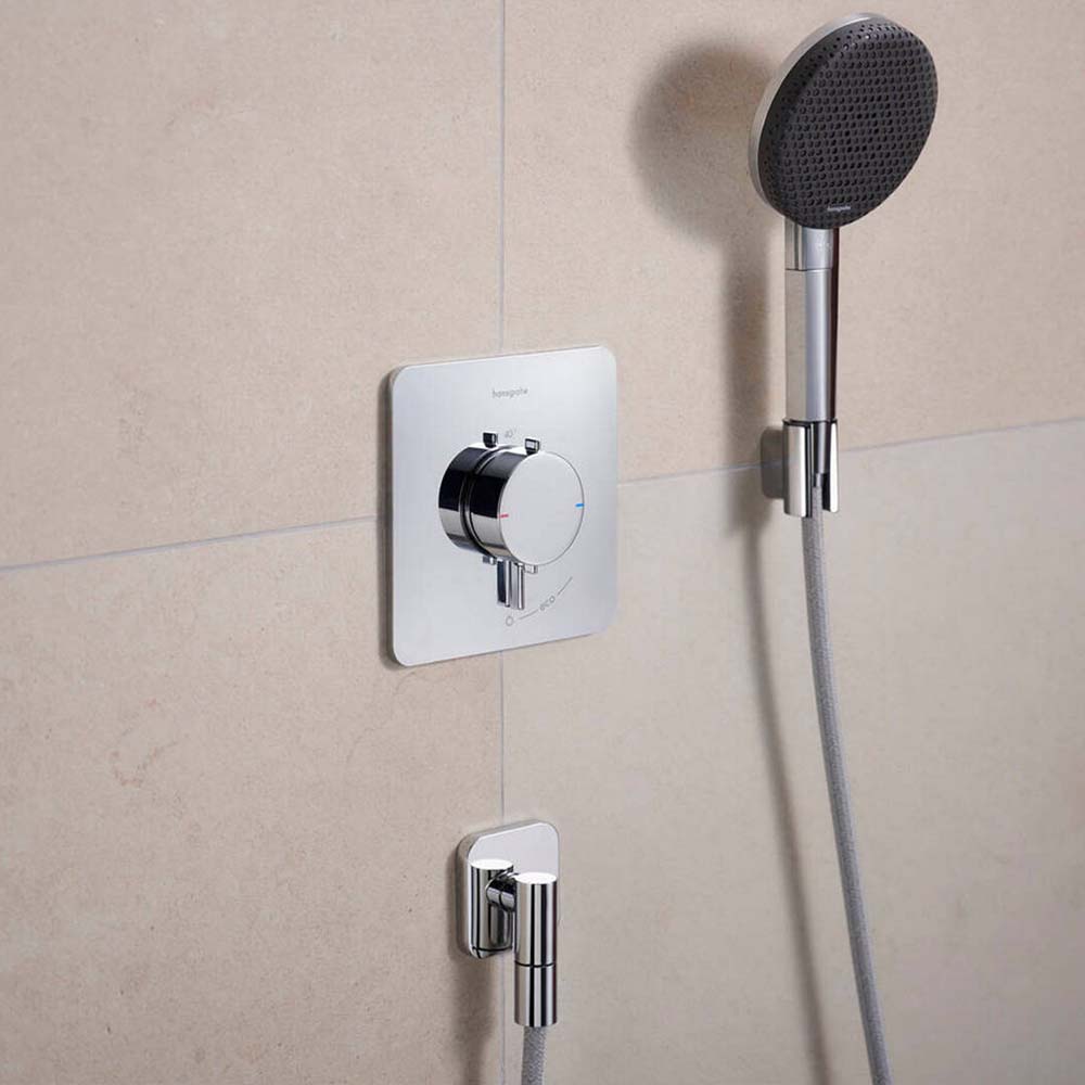 Hansgrohe Ecostat Comfort Q Chrome Thermostat For Concealed Installation For 1 Function 33712000