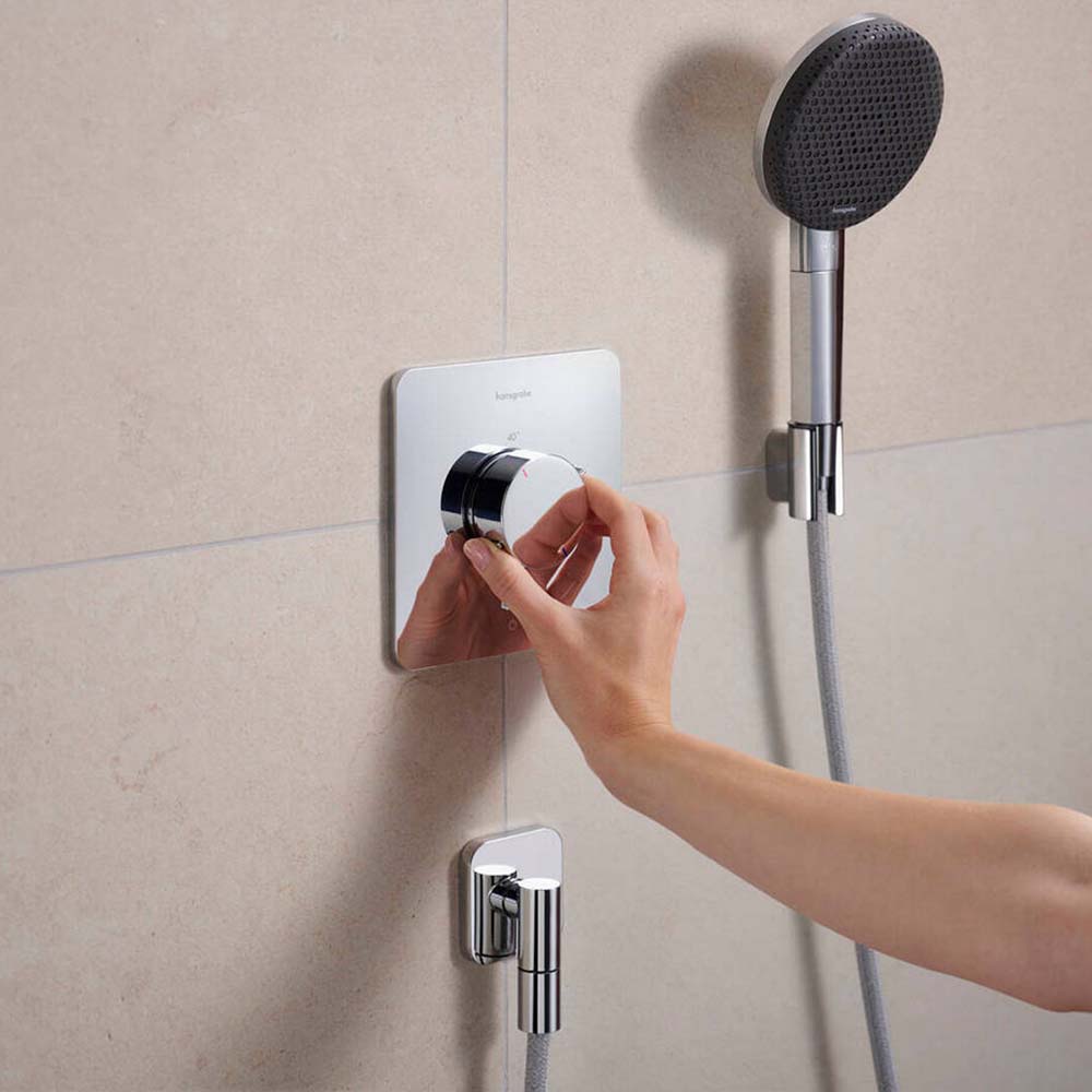 Hansgrohe Ecostat Comfort Q Chrome Thermostat For Concealed Installation For 1 Function 33712000