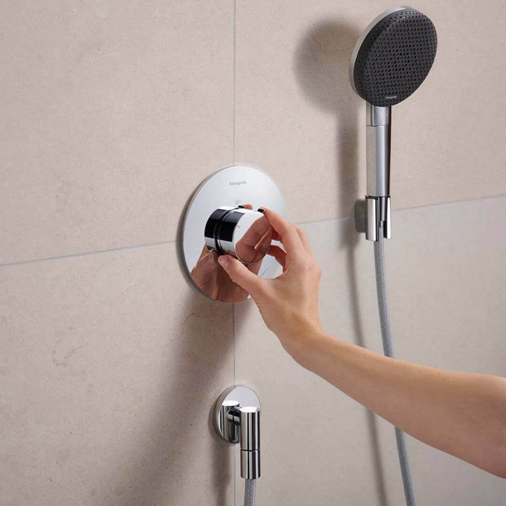 Hansgrohe Ecostat Comfort S Chrome Thermostat For Concealed Installation For 1 Function 33714000