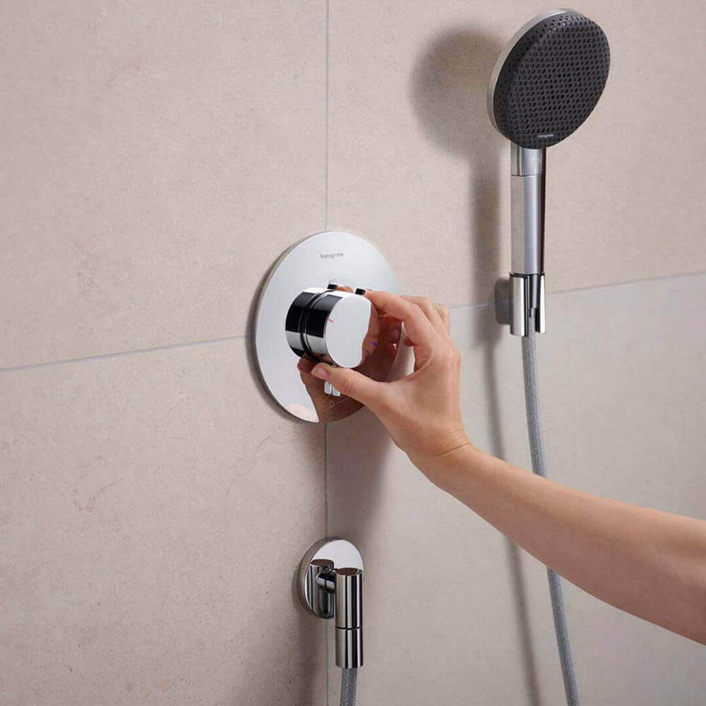Hansgrohe Ecostat Comfort S Chrome Thermostat For Concealed Installation For 1 Function 33714000