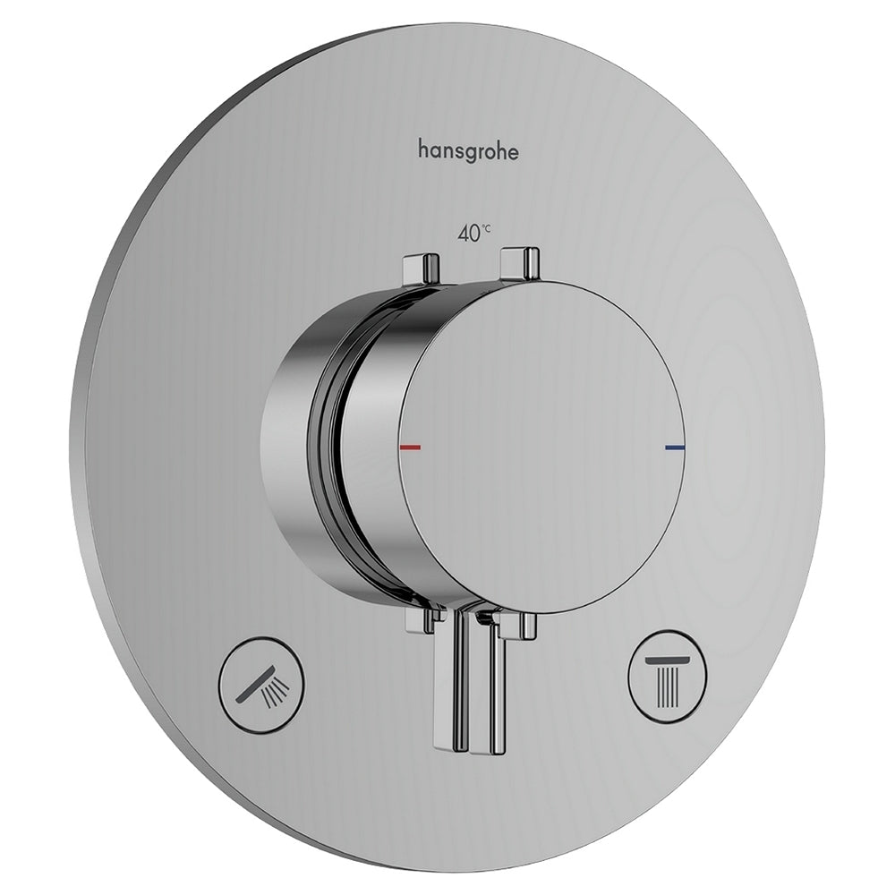 Hansgrohe Ecostat Comfort S Thermostat For Concealed Installation For 2 Functions