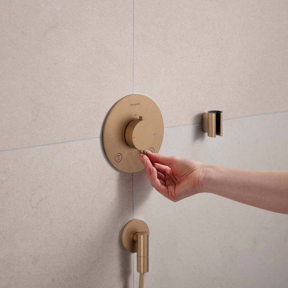 Hansgrohe Ecostat Comfort S Thermostat For Concealed Installation For 2 Functions